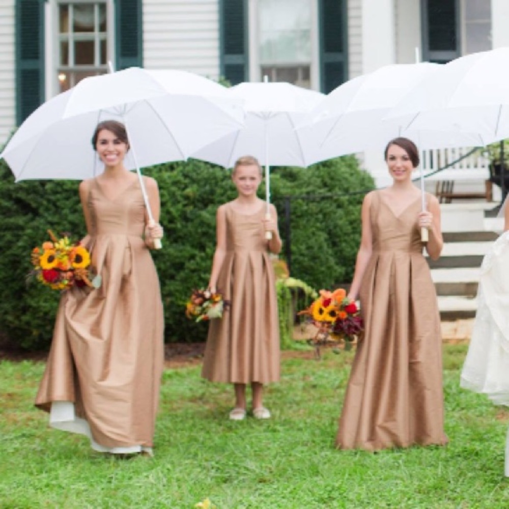 Lula Kate gold bridesmaid dress - Picture 1 of 2